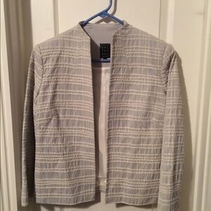 Light Blue and White Jacket